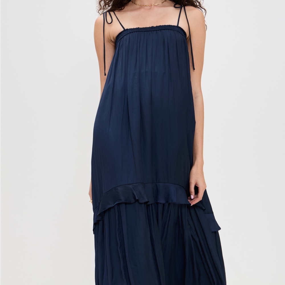La Ligne Fleur Dress, BRAND NEW with tags, Size M, Navy, Maxi